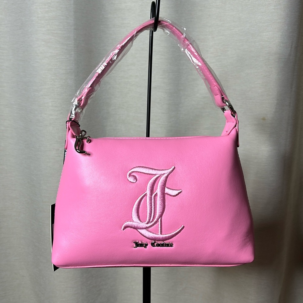 Juicy Couture UK Exclusive Beverly Small Hobo Pink Handbag NWT